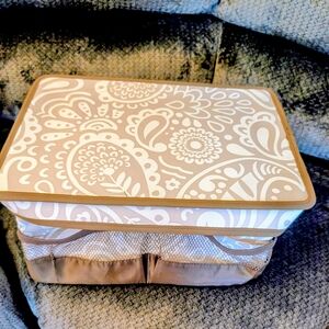 2-Thirty-One Floral Tan Storage Organizer